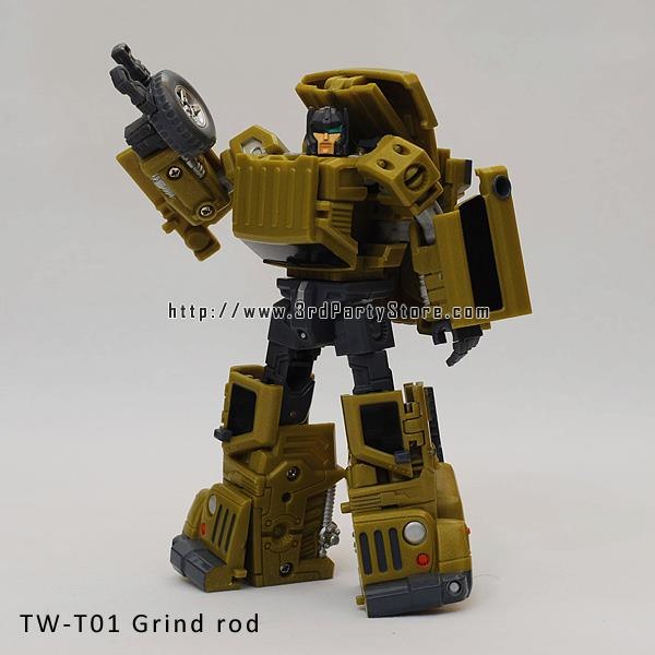 Toy World TW T01 Grind Rod Figure Homage To G1 Rollbar Images  (1 of 10)